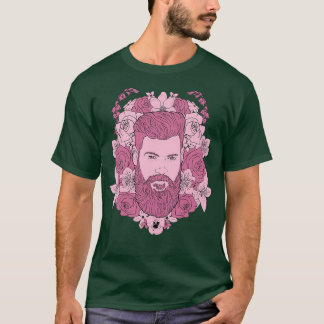 Floral Bear Pink T-Shirt
