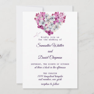 Floral Beautiful Wedding Invitation Card