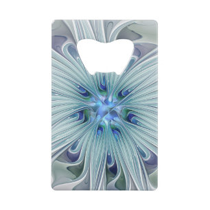 Floral Beauty Abstract Modern Blue Pastel Flower