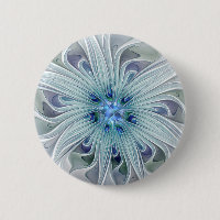 Floral Beauty Abstract Modern Blue Pastel Flower