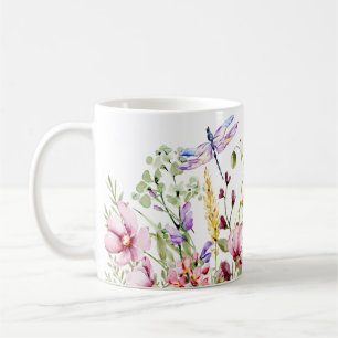 Floral beauty coffee mug