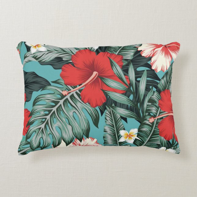 Floral beauty  throw pillow (Front)