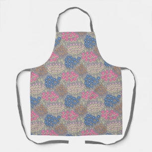 Floral Bed Grey Apron