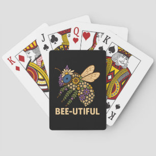 Floral Bee Fusion Bee-Utiful Playing Cards