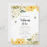 Floral Beehive Baby Shower