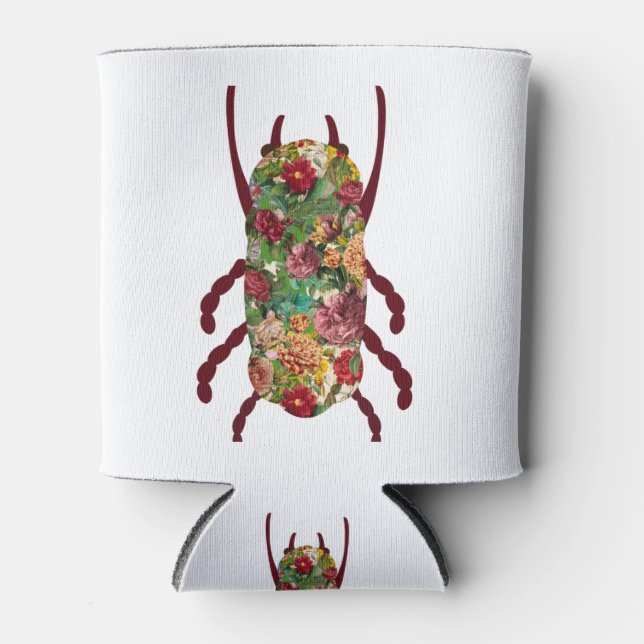 Floral beetle can cooler (Front)