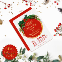 Floral Berry Wreath Christmas Lights Wedding