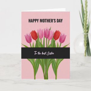 Floral Best Sister Card