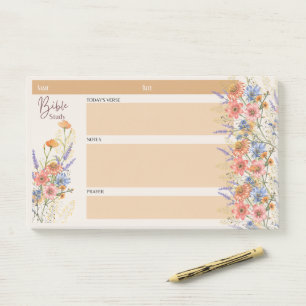 Floral BIBLE STUDY NOTES Christian Faith Gifts