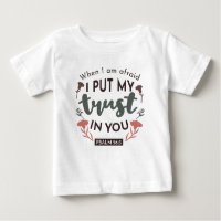 Floral Bible Verse Art 'I Put My Trust in You'