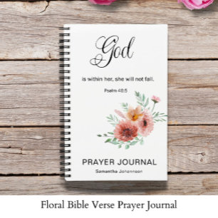 Floral Bible Verse Prayer Journal