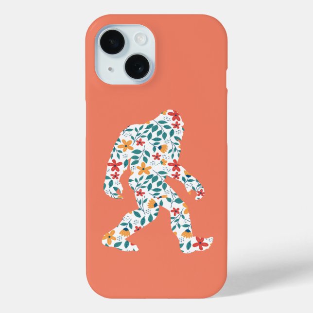 FLORAL BIGFOOT Case-Mate iPhone CASE (Back)