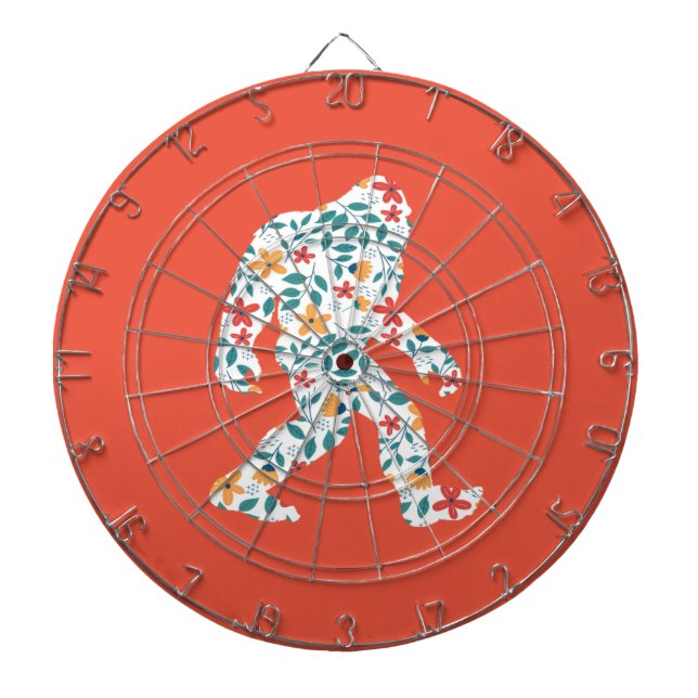 FLORAL BIGFOOT DARTBOARD (Front)