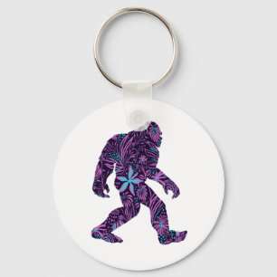 FLORAL BIGFOOT    KEY RING