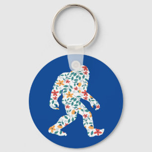 FLORAL BIGFOOT        KEY RING