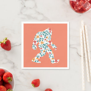 FLORAL BIGFOOT NAPKIN