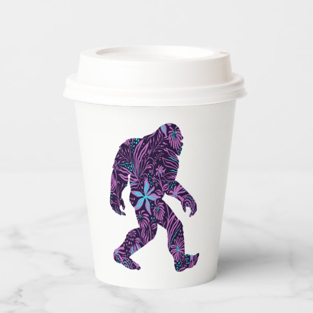 FLORAL BIGFOOT    PAPER CUPS (Front)