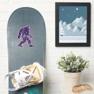 FLORAL BIGFOOT STICKER