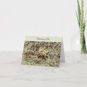 Floral Bike - Thinking of You Card
