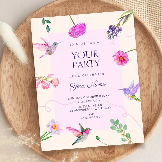 Floral birds  invitation (Creator Uploaded)