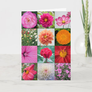 Floral birthday card