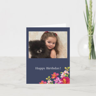 Floral Birthday Card for Her