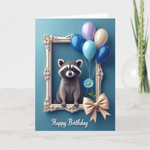 Floral Birthday Frame Card