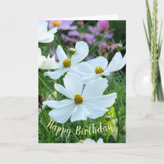 Floral Birthday Greeting Card