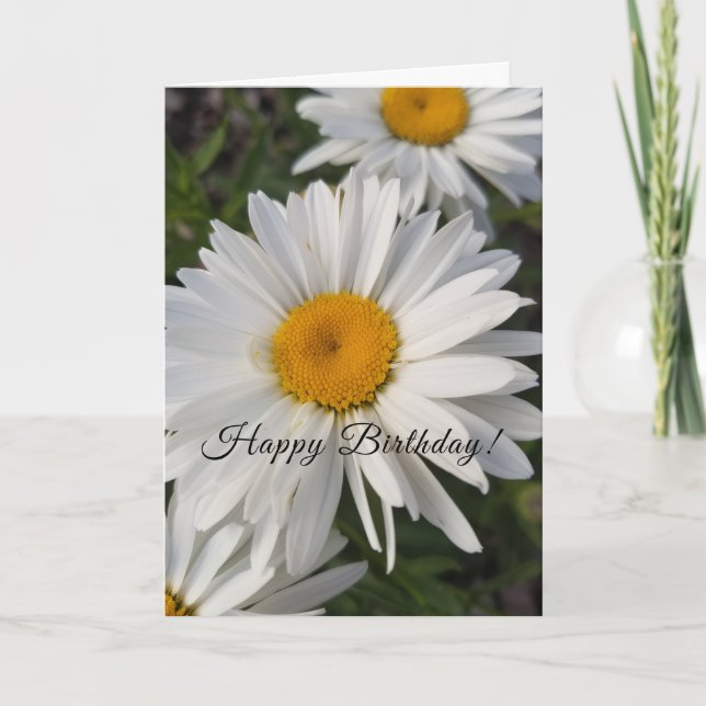 Floral Birthday Greeting Card (Front)