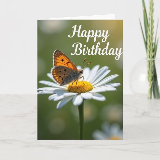 Floral Birthday Insect Card (Front)