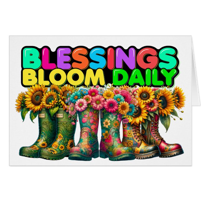 Floral Blessings - Frame It!  (Front Horizontal)