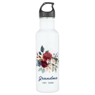 Floral Bloom Botanical Stylish Custom 710 Ml Water Bottle