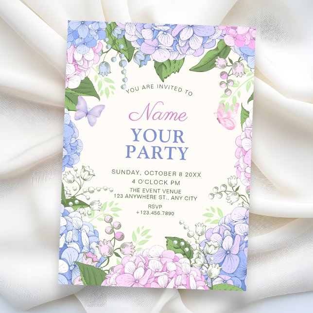 Floral bloom garden  invitation (Creator Uploaded)