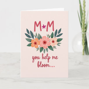 Floral Bloom Mothers Day Card