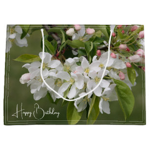 Floral Bloom Photograph Large Gift Bag