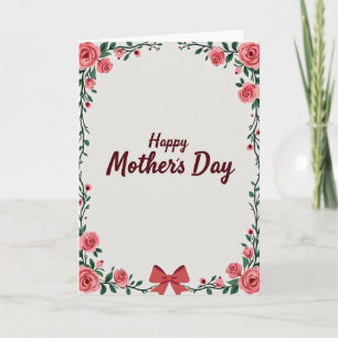 Floral Blossom Greeting Card