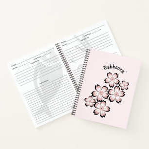 Floral blossom notebook