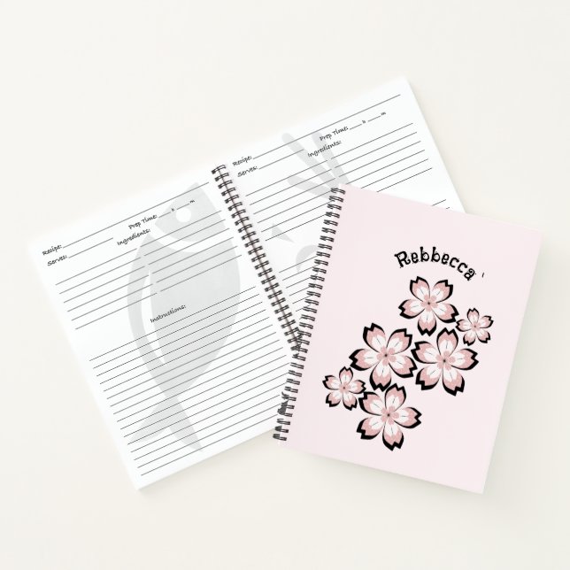 Floral blossom notebook (Inside)