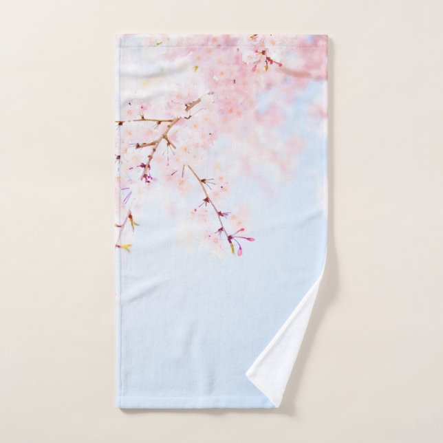 Floral blossom painting #5 bath towel set (Hand Towel)