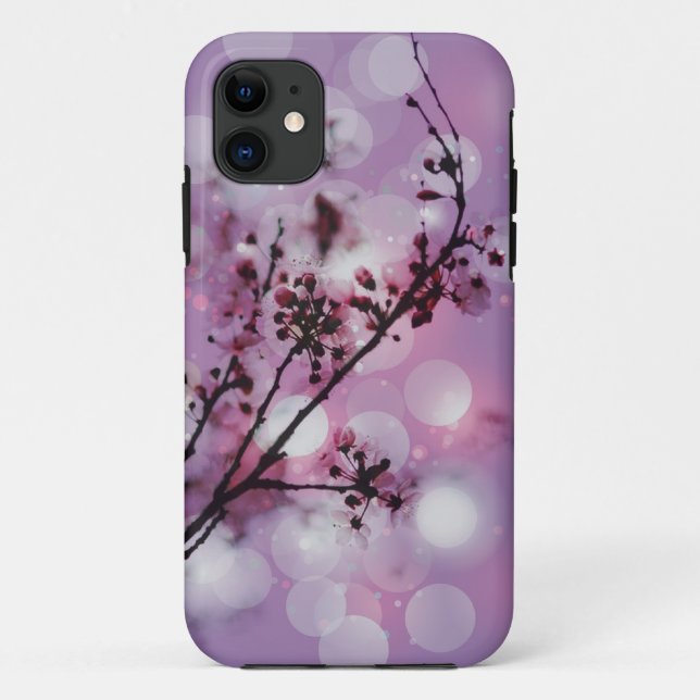 Floral blossom spring sparkle pattern iPhone5 case (Back)