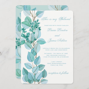 Floral Blossoms Wedding Invitation