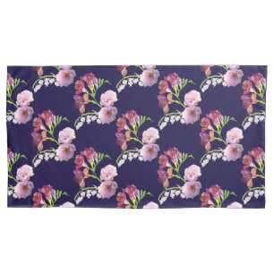 Floral Blue  Pillowcase