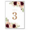 Floral Blush Merlot Burgundy Berry Greenery Modern