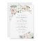 Floral Blush White Peonies Leaf Elegant Wedding