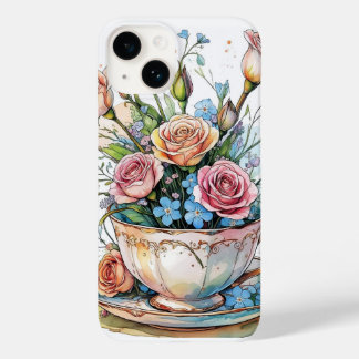 Floral boho phonecase Case-Mate iPhone 14 case