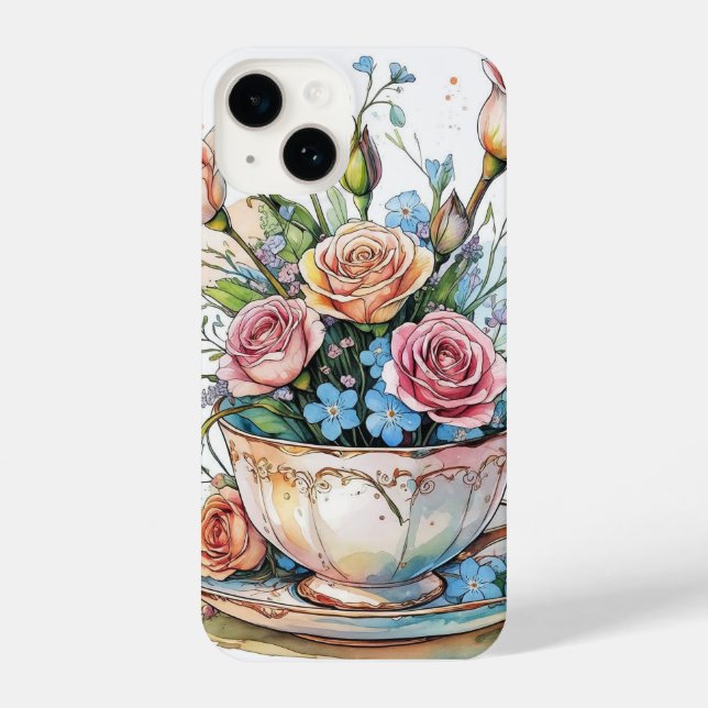 Floral boho phonecase iPhone case (Back)