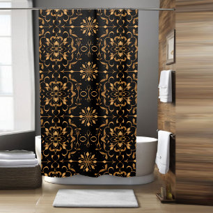 Floral Boho Shower Curtain