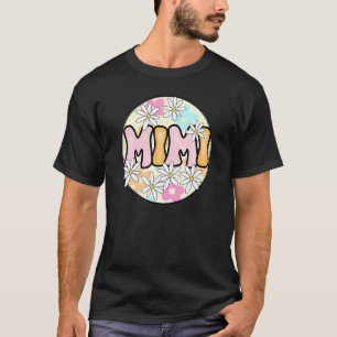 Floral Boho Style Mimi Best Mimi Ever Mother's Day T-Shirt