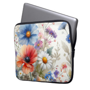 Floral Bonanza A Petal Party Extravaganza Laptop Sleeve