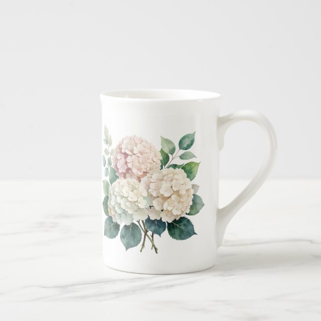 Floral  bone china mug (Right)